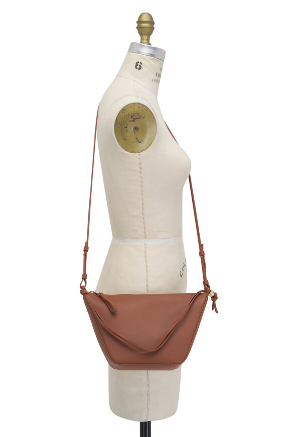 Loewe - Mini Hammock Tan Leather Hobo Bag 