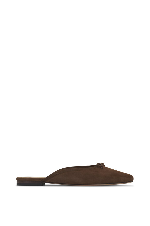 Veronica Beard - Catherine Cedar Suede Flat Mule 