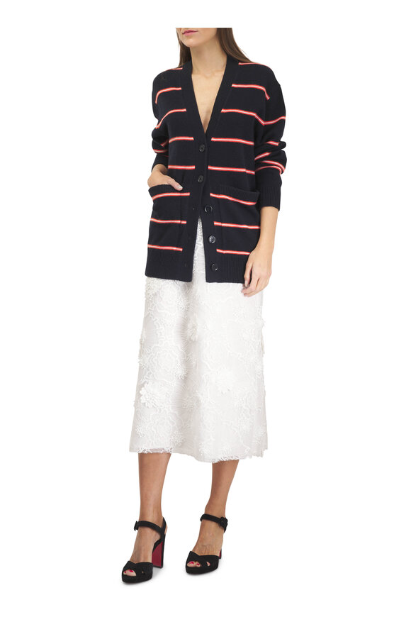 Dorothee Schumacher Sheer Meadow Floral Organza Midi Skirt - view 2