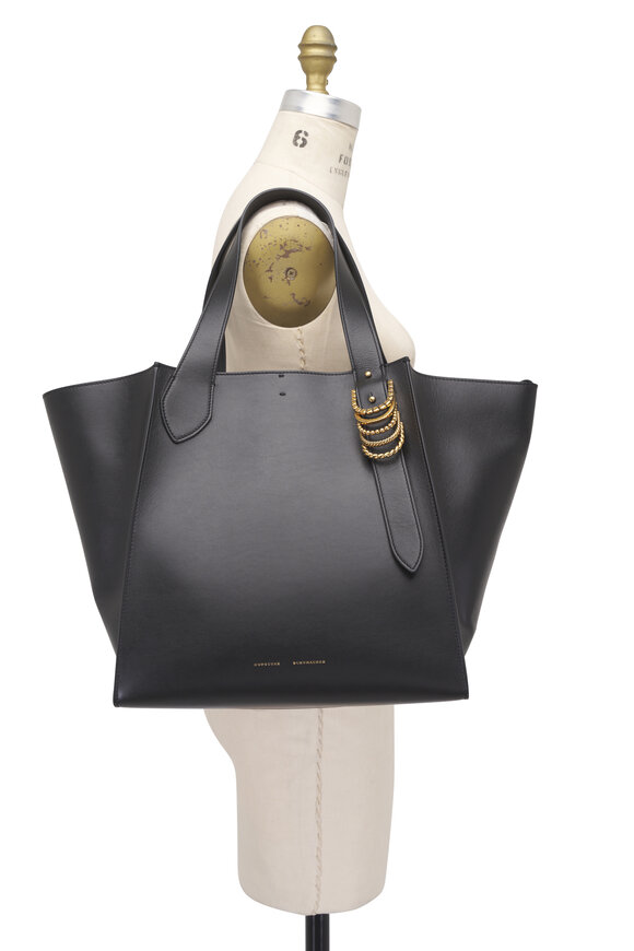Dorothee Schumacher Dorothee Black Leather Tote Bag - view 6