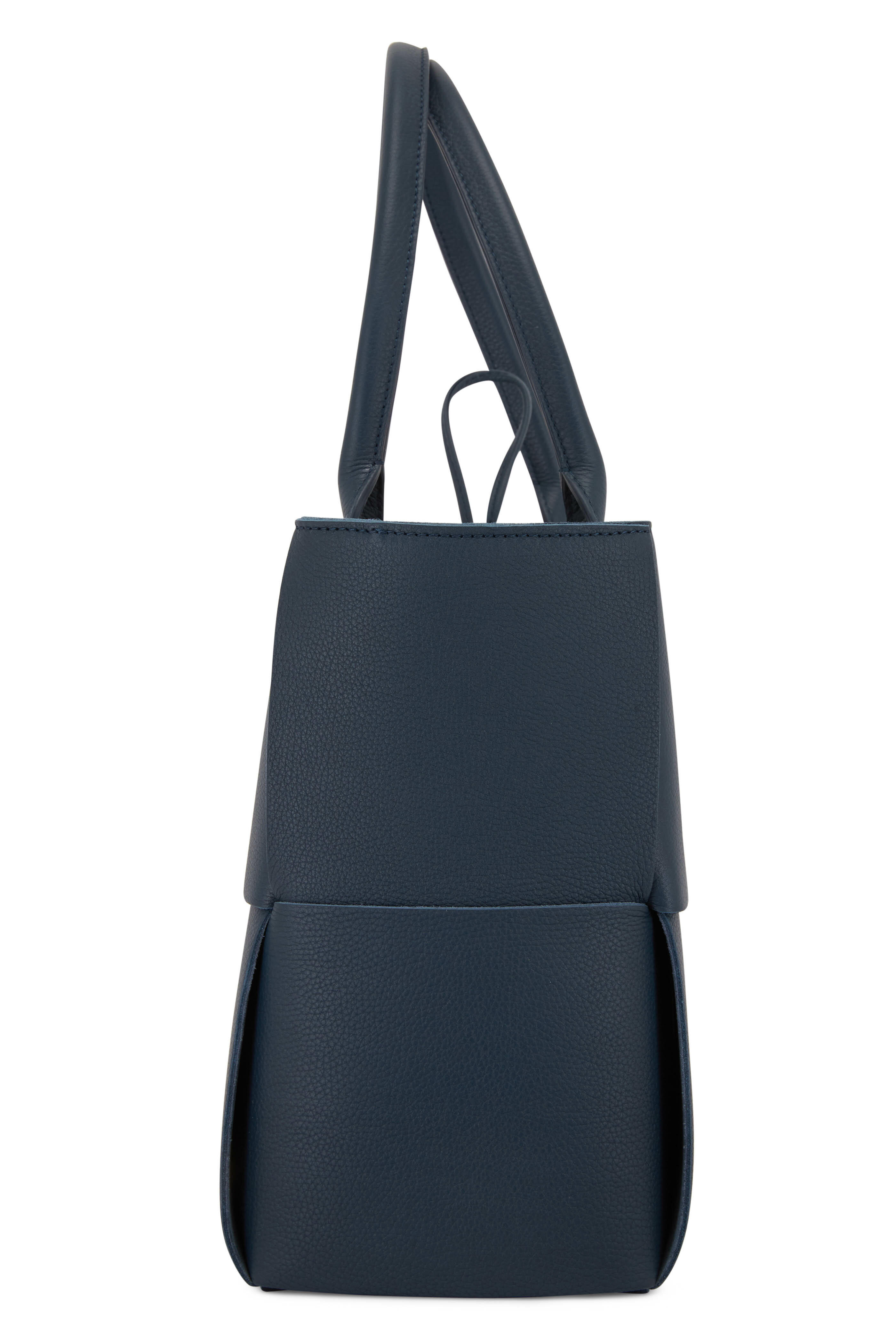 Bottega Veneta - Arco Deep Blue Woven Leather Medium Tote