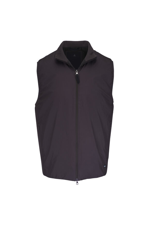 luxe ES:S / エスREVERSIBLE VEST Zegna - Zephyr Vicuna & Gray Reversible Vest | Mitchell Stores