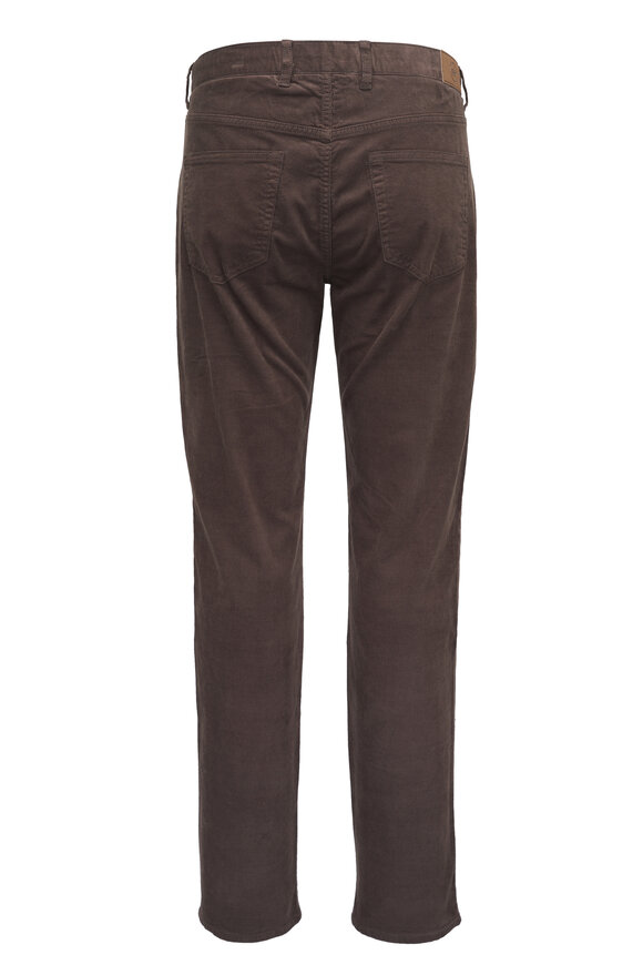 Peter Millar - Super Soft Brown Corduroy Five Pocket Pant 