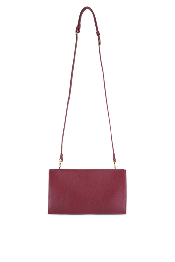 Métier Ease 24 Dark Cherry Leather Clutch - view 2