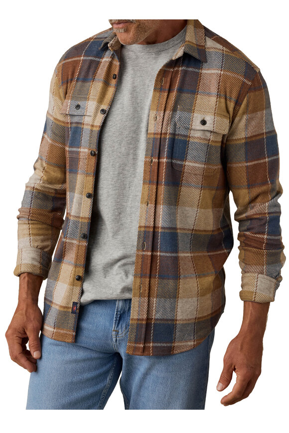 Faherty Brand Boulder Creek Plaid Legend Sweater Shirt - view 2