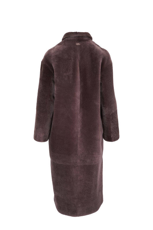 Agnona - Cumin Shearling Long Coat