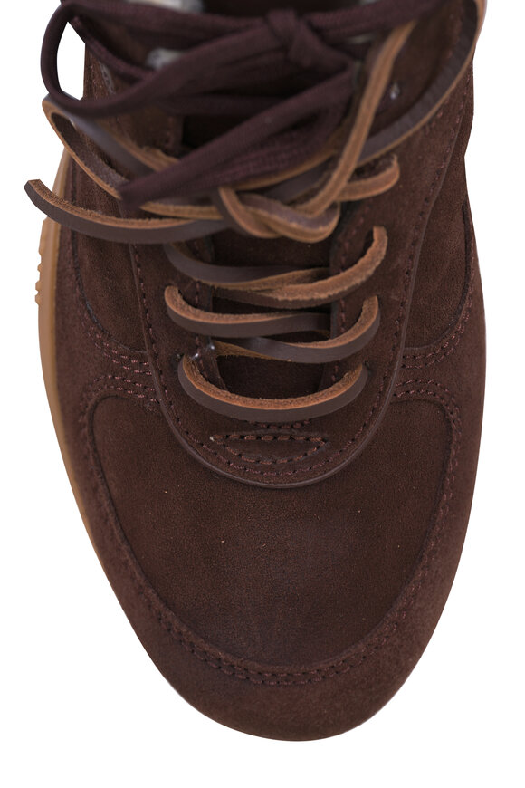 Miu Miu Brown Moro Winter Gymnasium Sneaker - view 4