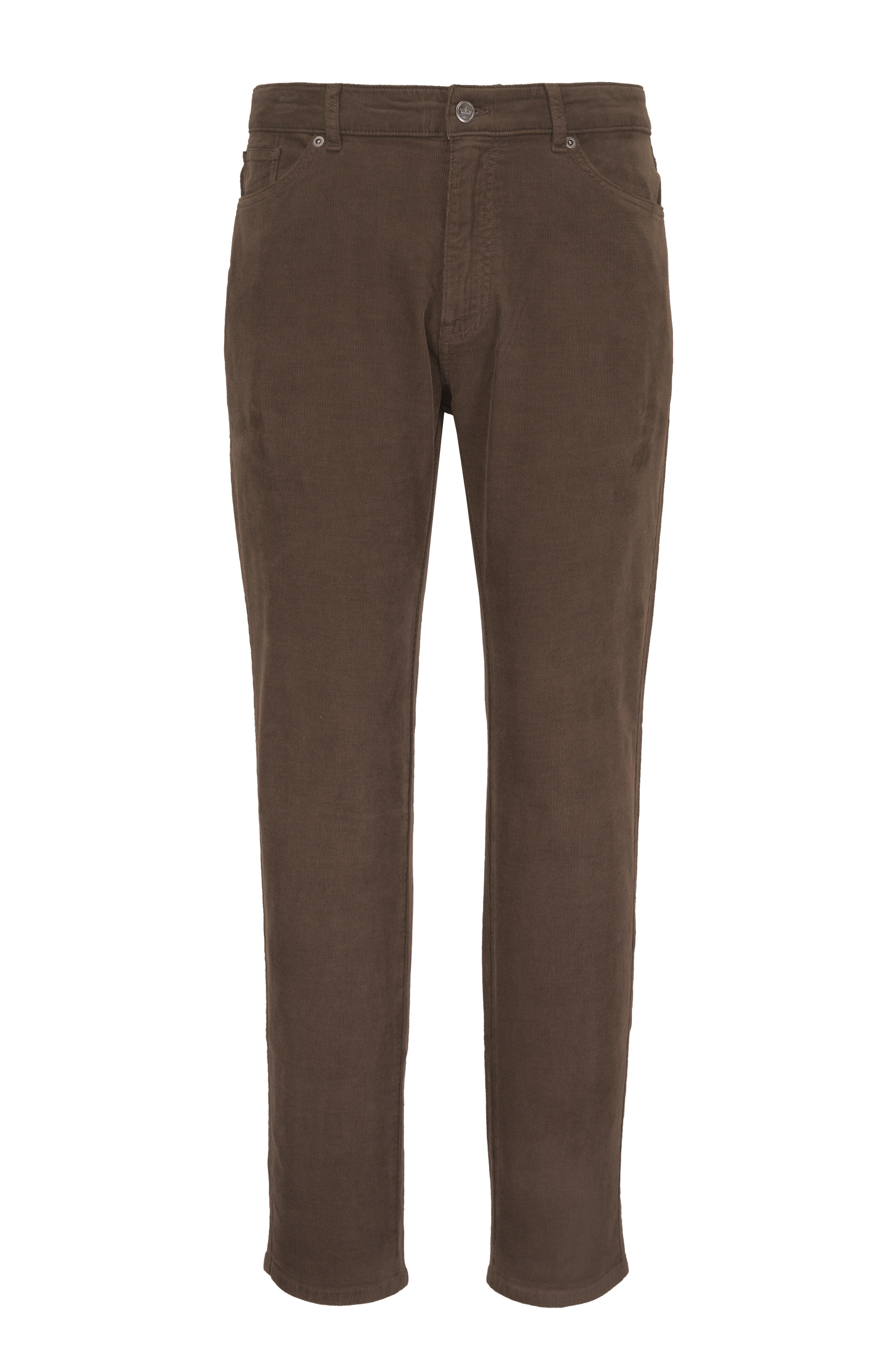 Peter Millar - Classic Comfort Brown Corduroy Five Pocket Pant - view 1