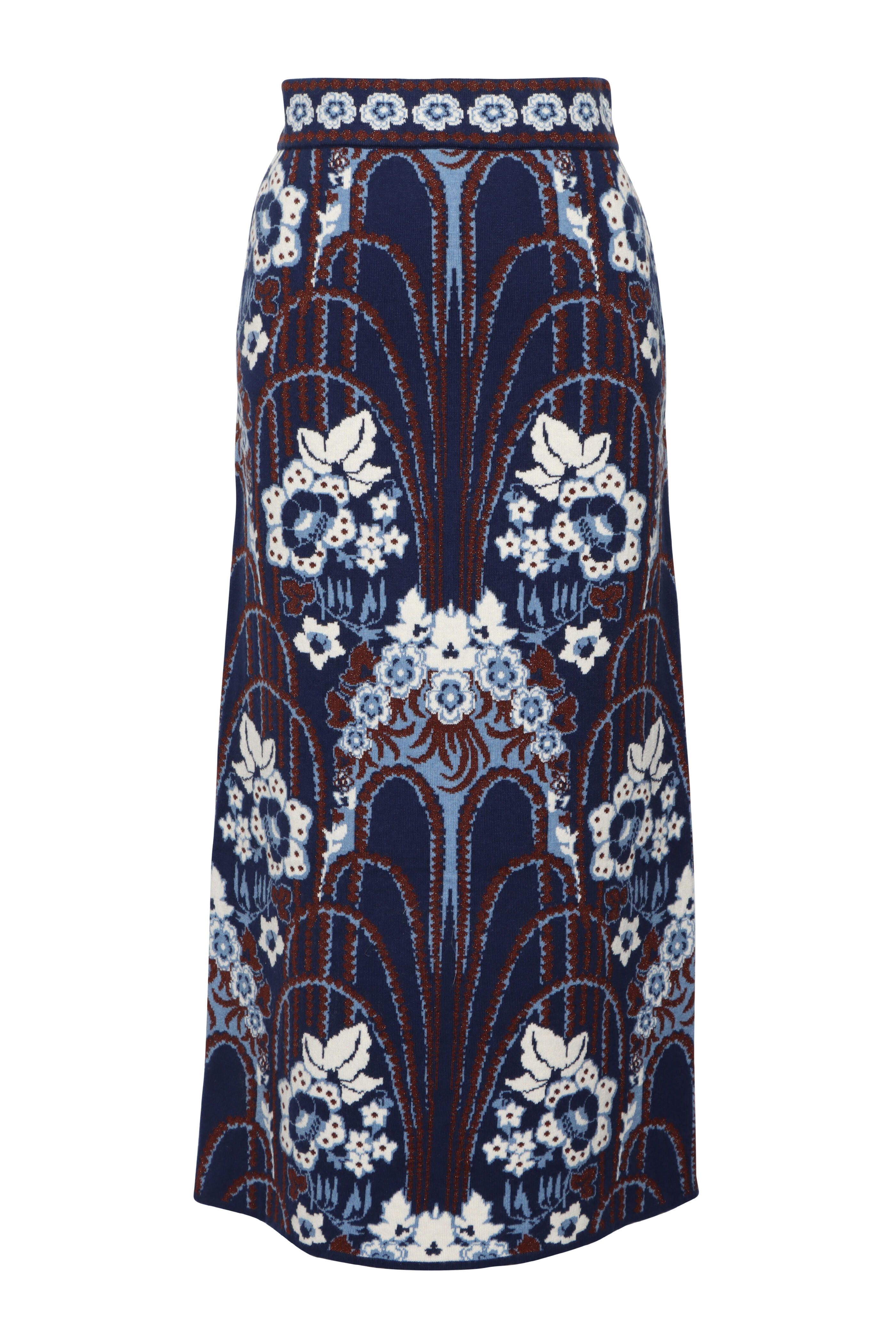 Cara Cara - Clara Navy Fontaine Skirt