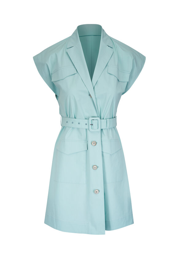 Antonelli Kako Mint Green Belted Dress