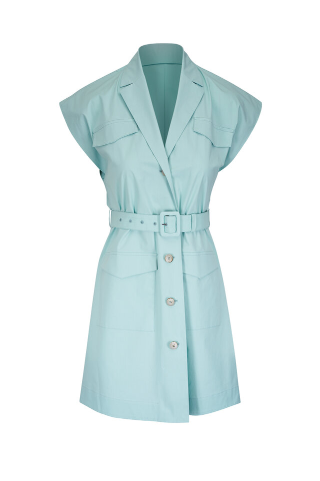 Chiara Boni La Petite Robe - Vasilina Green One-Shoulder Dress