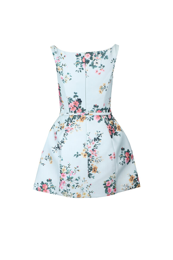 Leo Lin Lyra Floral Mint Mini Dress - view 2