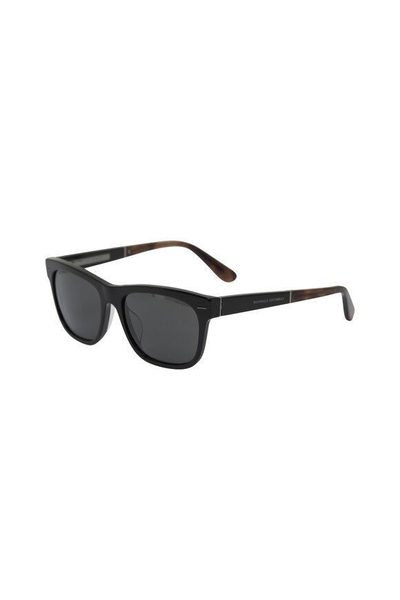 Oliver Peoples Havana Black, Chocolate & Anthracite Sunglasses - view 4