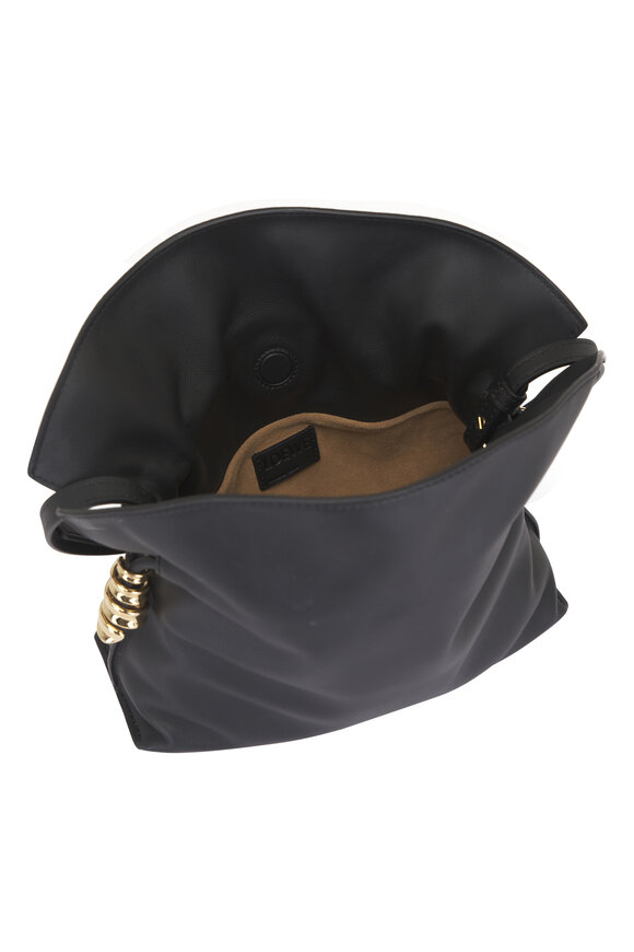 Loewe Mini Coil Flamenco Black Leather Clutch - view 6