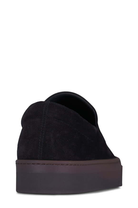 The Row MH Black Brown Suede Slip On Sneaker - view 3