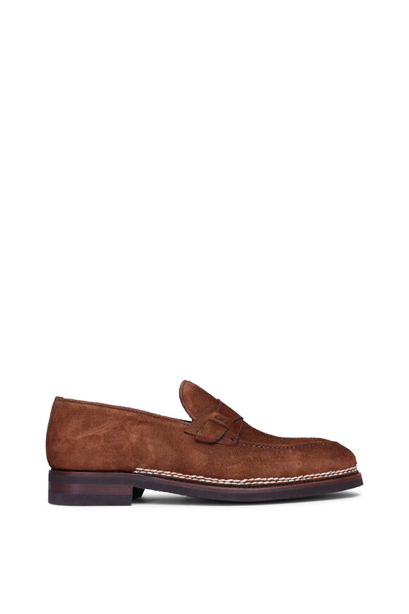Bontoni Suede Riviera Orzo Reverse Stitch Loafer - view 2
