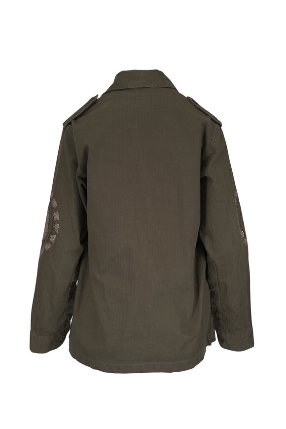 Libertine Athena Green Vintage French Military Jacket - view 4