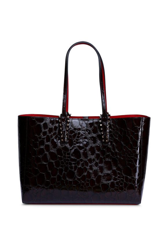 Christian Louboutin - Cabarock Black Leather Small Tote