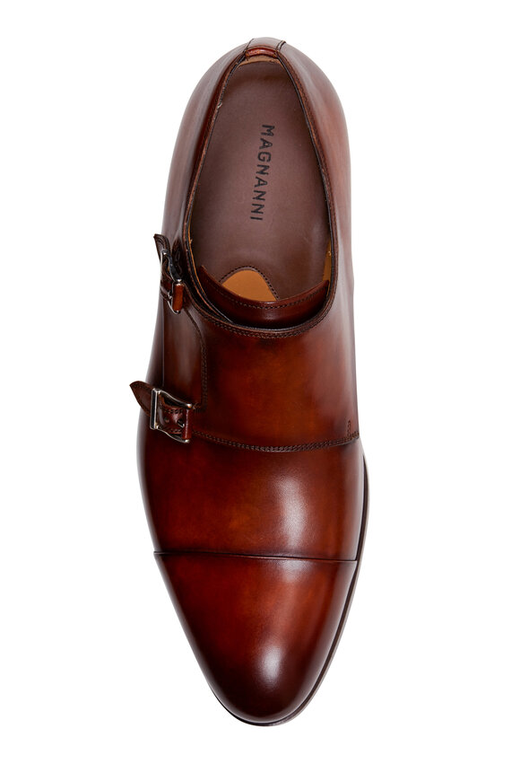 Magnanni - Louie Cognac Leather Double Monk Shoe