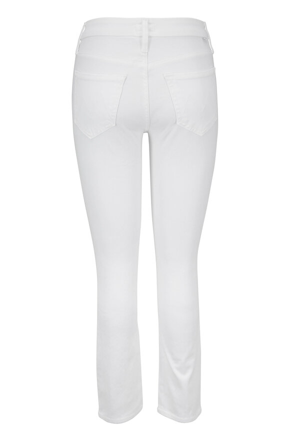 Mother - The Looker White Crop Jean