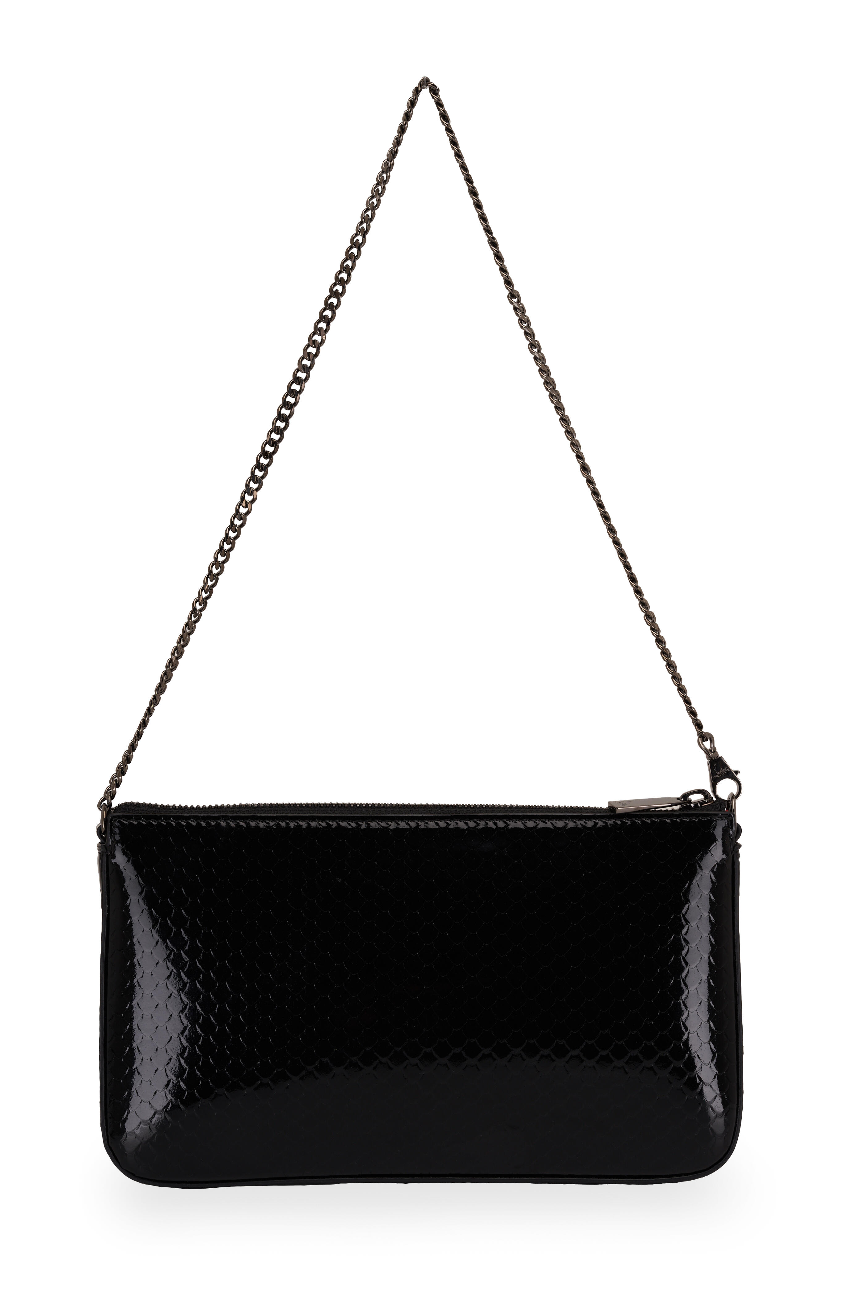 Christian Louboutin正規品/関税送料込み ルビーラ shoulder bag CHRISTIAN LOUBOUTIN Loubila rubber-trimmed textured-leather