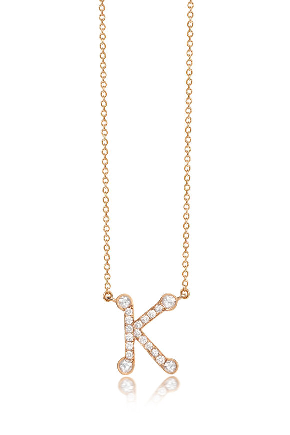 Nam Cho "K" Initial Necklace