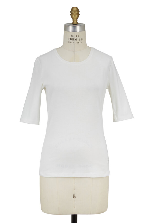 Bogner - Velvet Ivory Elbow Sleeve T-Shirt 