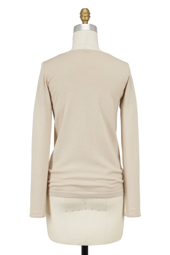 Brunello Cucinelli - Desert Cashmere, Silk & Lurex Bateau Neck Sweater