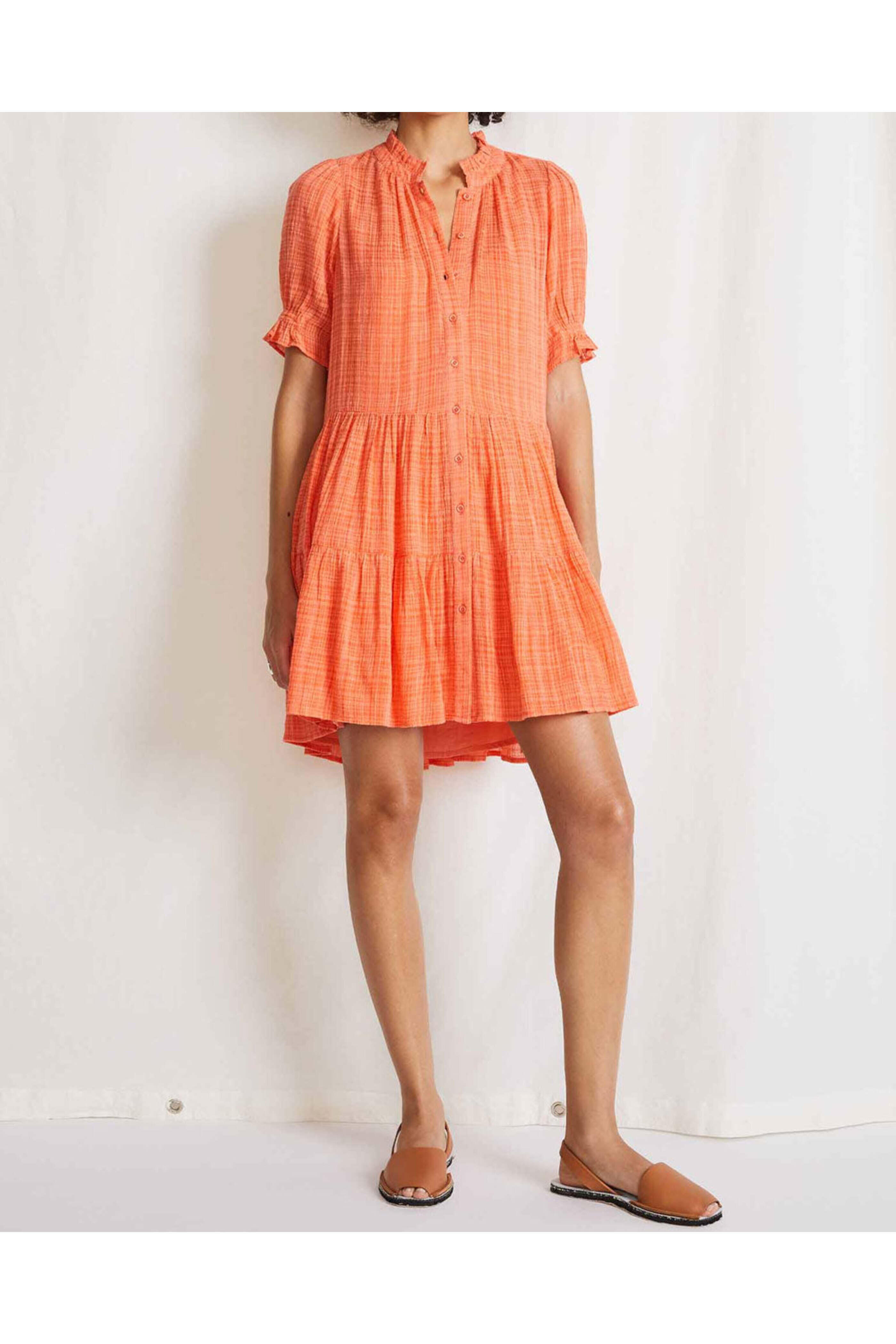 knee length dresses for ladies Apiece Apart Las Alturas Mini Dress in Dutch Floral