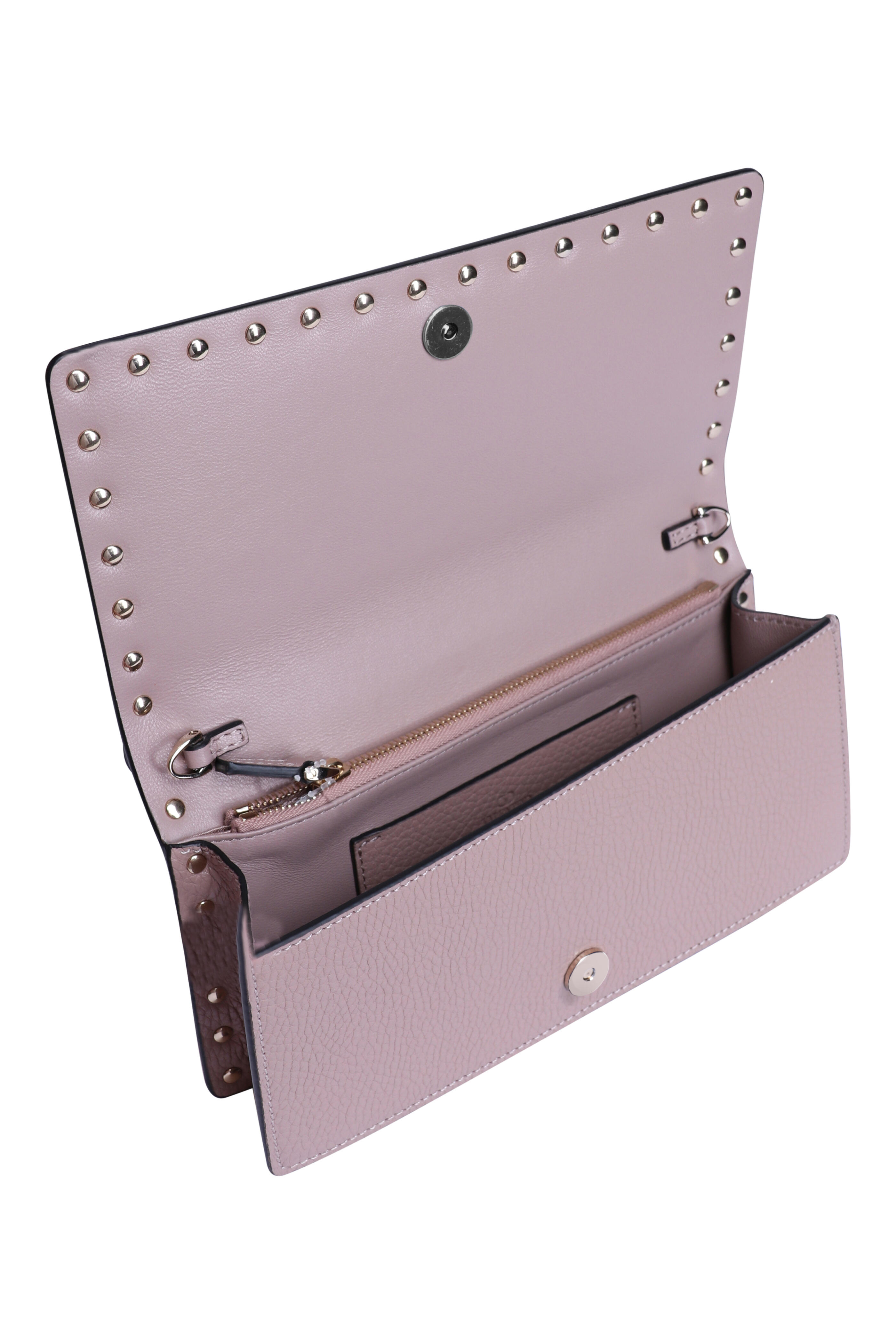 Valentino Garavani - Rockstud Poudre Wallet On Chain Crossbody