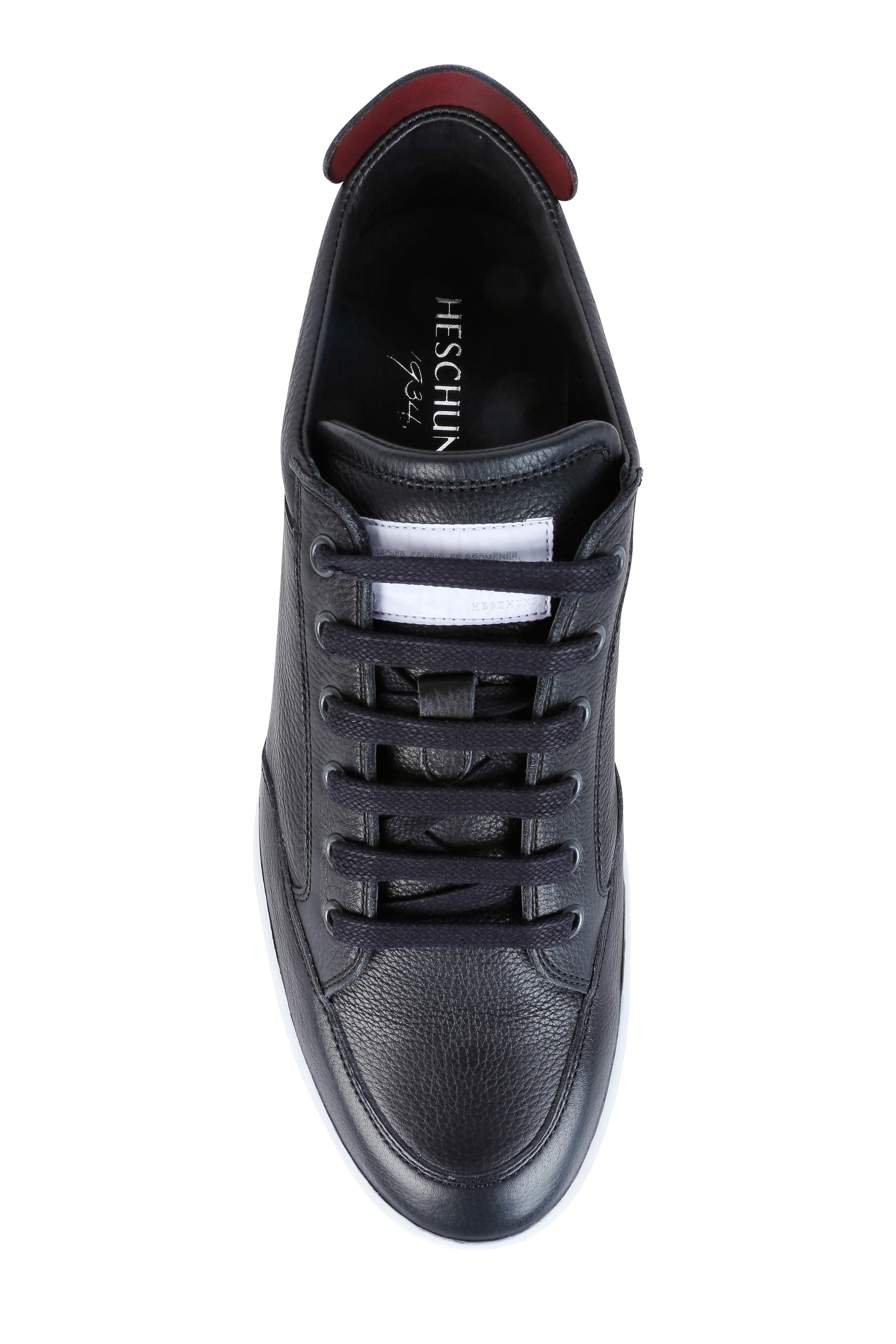 Heschung - Travel Black Leather Street Sneaker