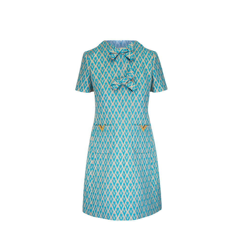 ヴァレンティノ Valentino Acetate Mini Dress Valentino Mini Dress - Black | JAUS