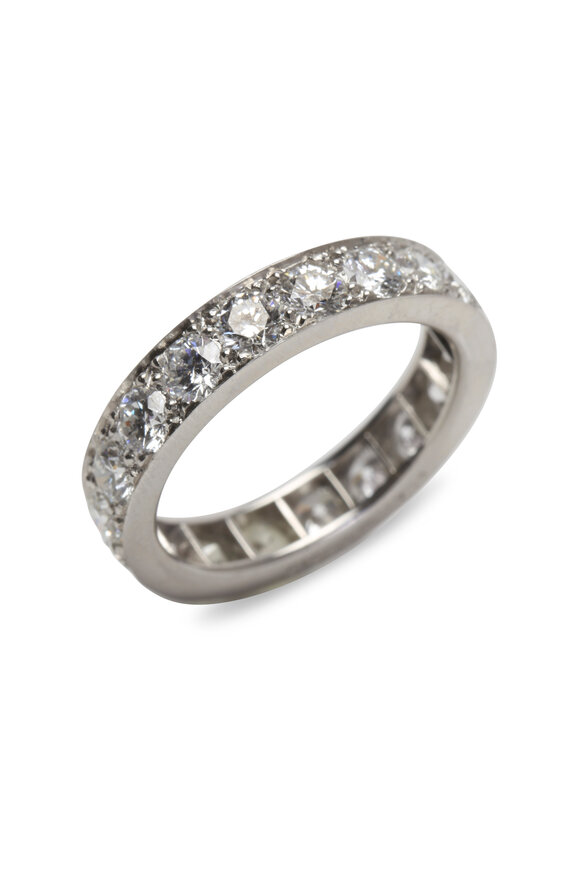 Oscar Heyman - Platinum Diamond Guard Ring