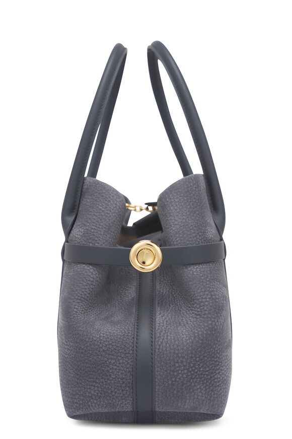 Loro Piana Small Ghiera Blue Shopper Tote - view 3