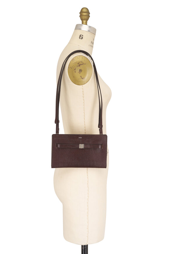 Totême Brown Embossed Leather Belted Crossbody - view 5