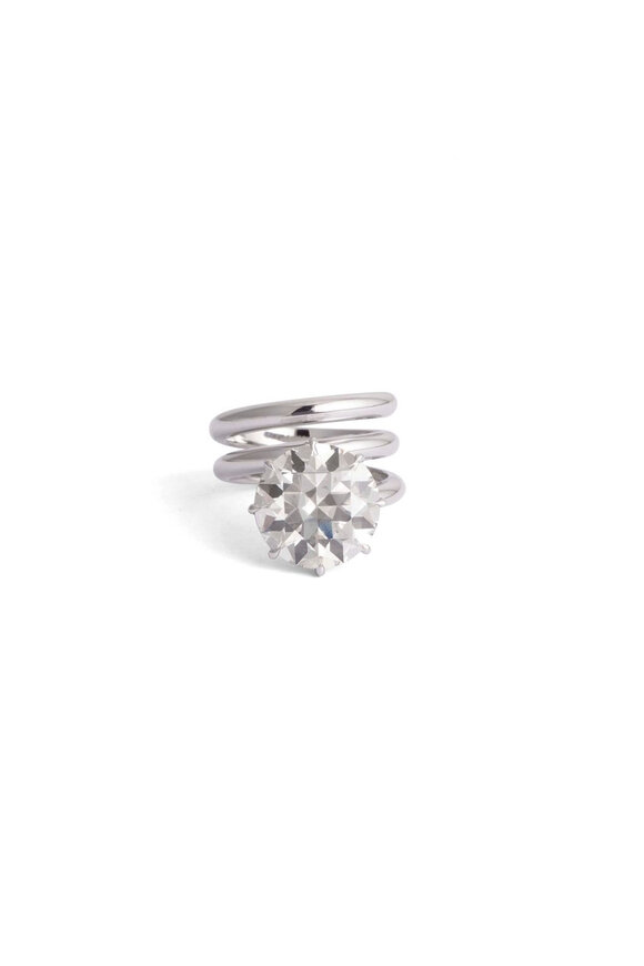 Sylva & Cie Large Diamond Wrap Ring - view 1