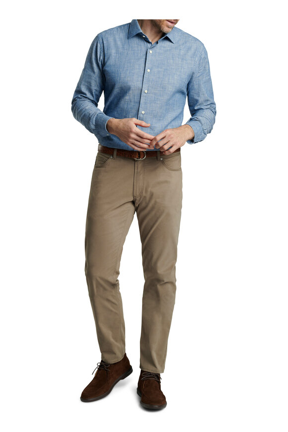 Peter Millar - Japanese Selvedge Light Chambray Sport Shirt