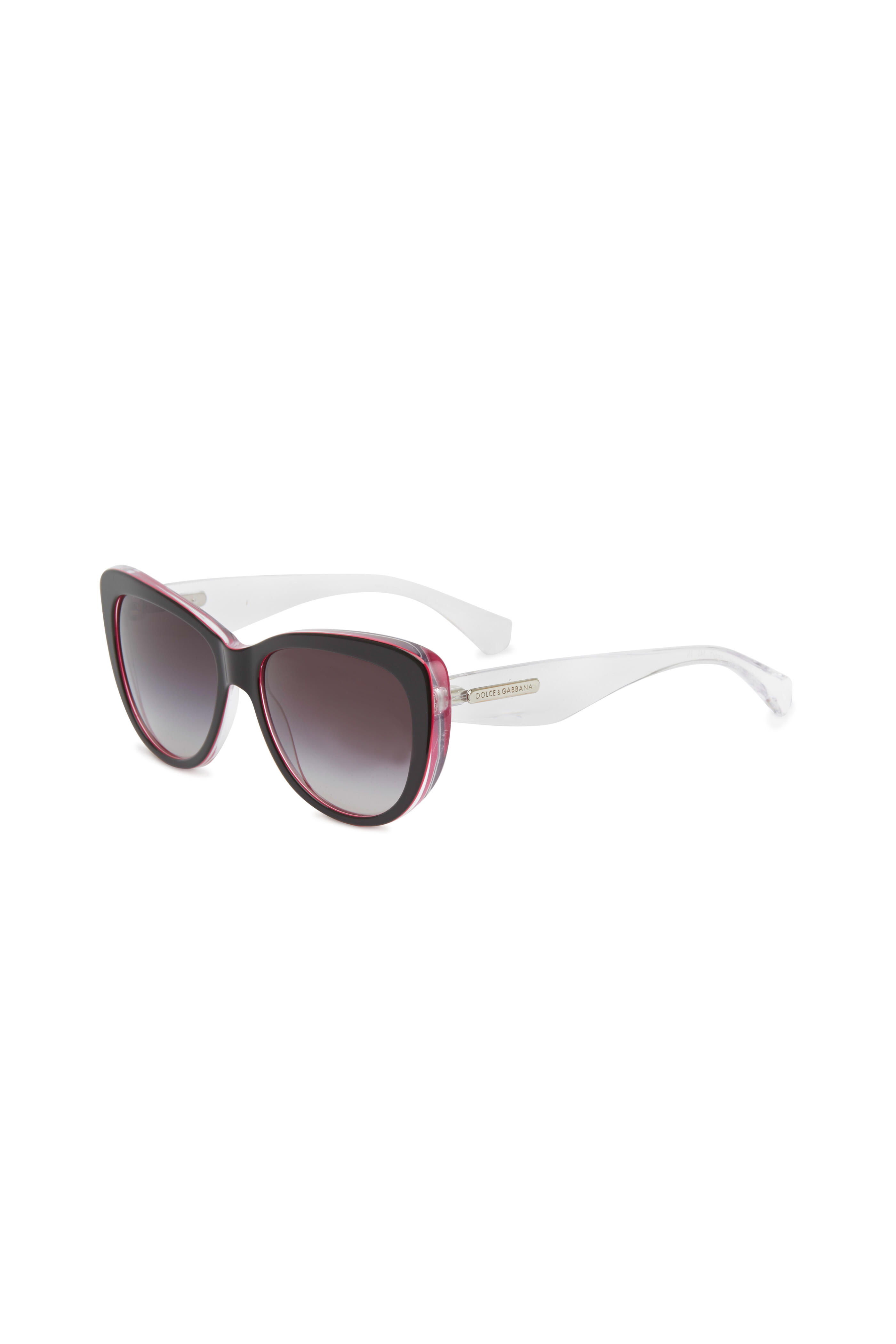 Dolce & Gabbana - Cat-eye Black & Red Sunglasses