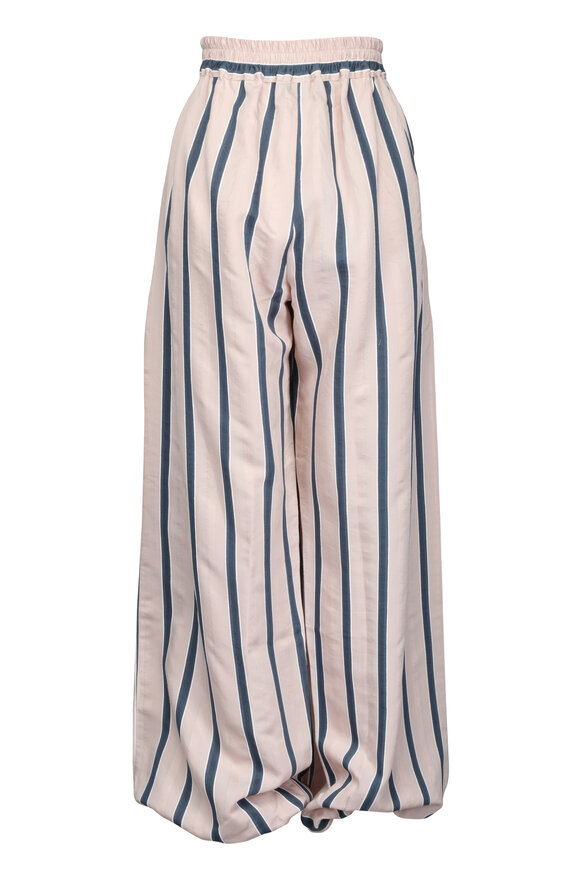 Theo The Label Ismene Eclipse Beige Stripe Harem Pant - view 2
