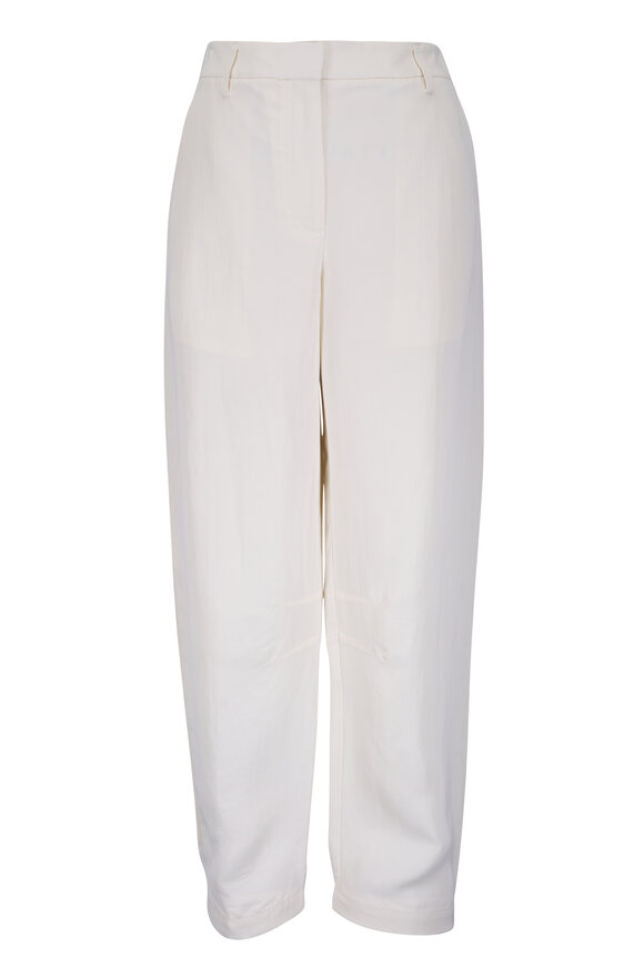 TWP Jett Bone Coated Linen Pant