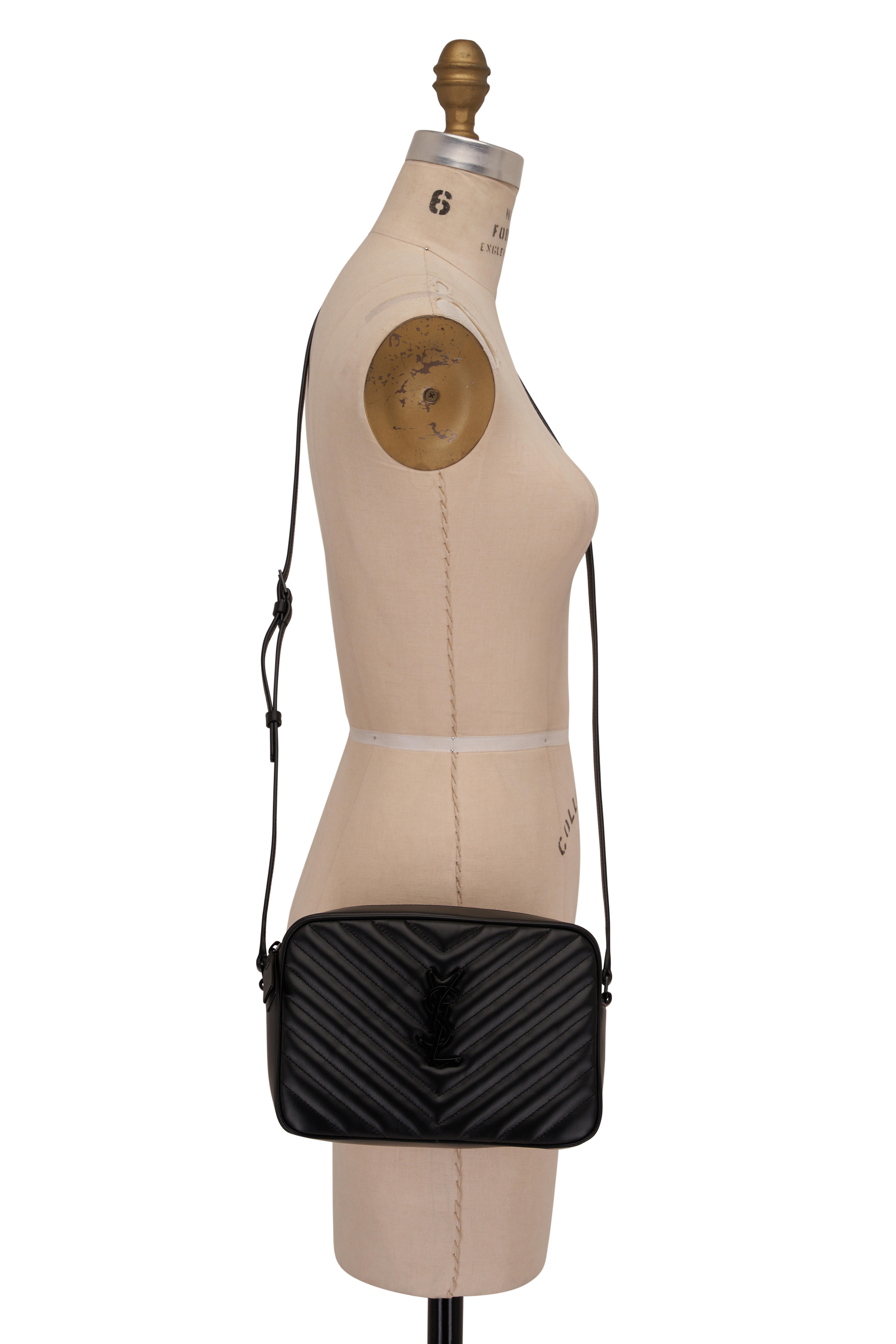 Saint Laurent - Lou Black Quilted Crossbody Camera Bag