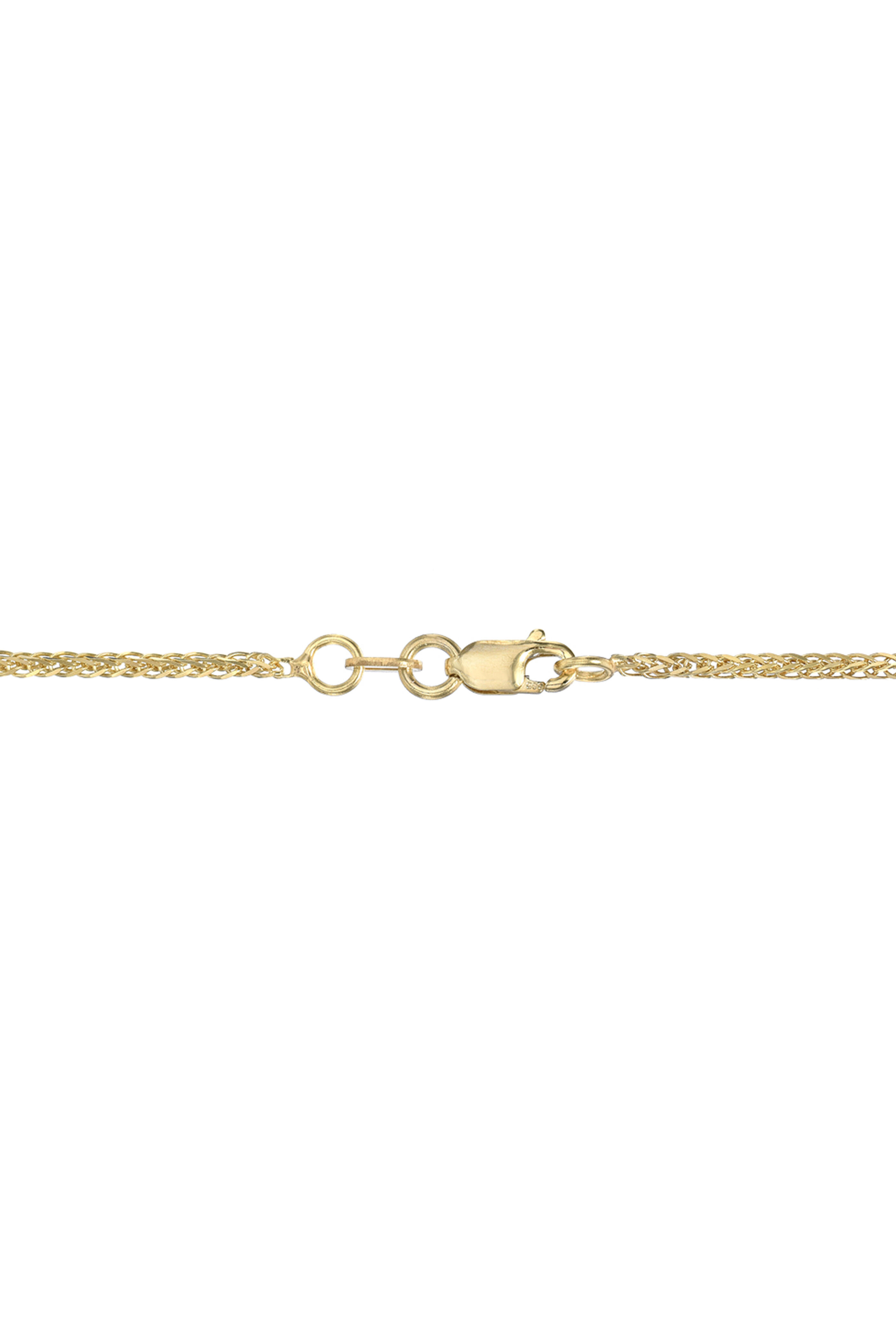 14k Yellow Gold Foxtail Chain Necklace