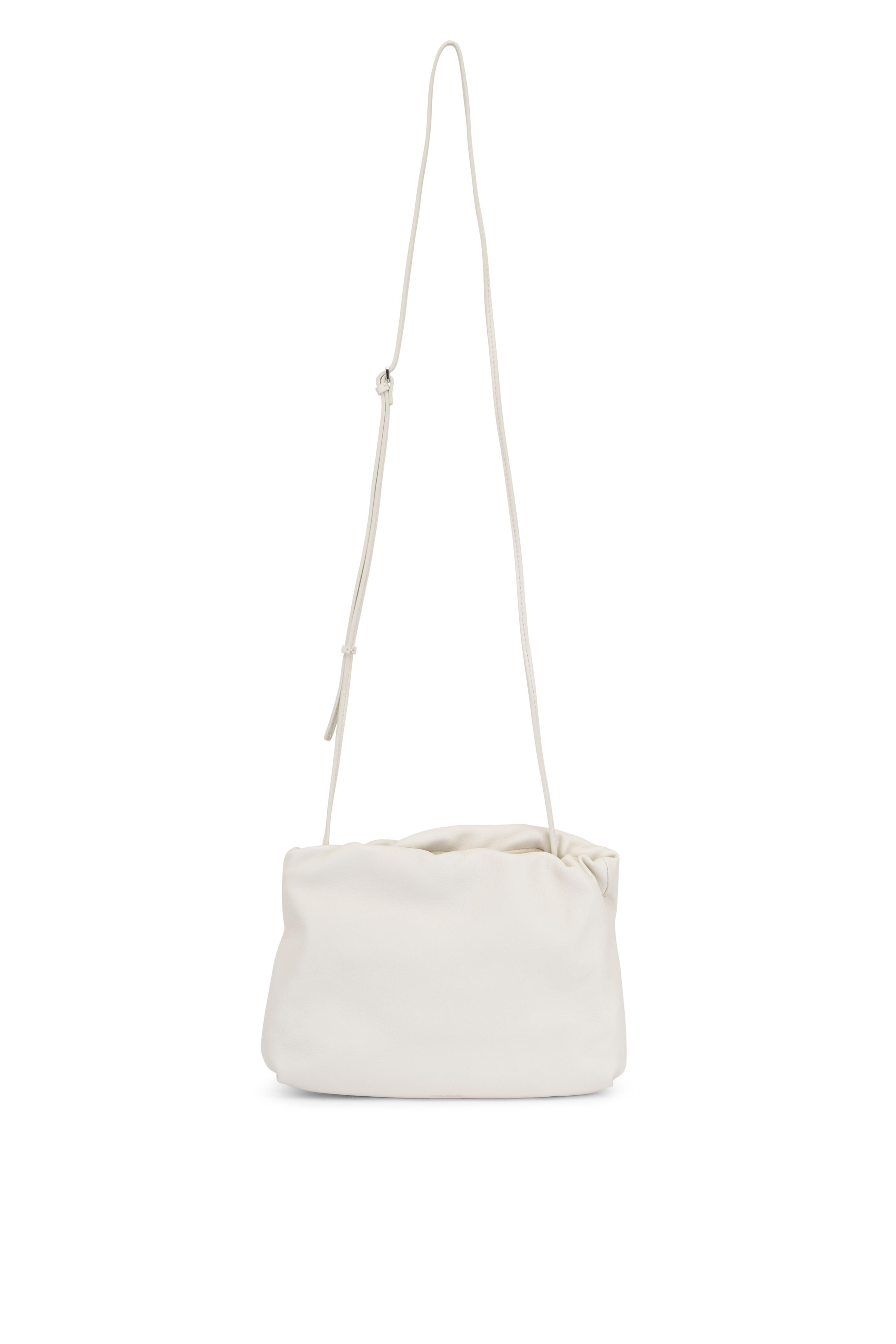 The Row - Bourse Ivory Grain Calfskin Clutch