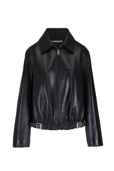 Loewe - Light Pink Leather Workwear Jacket | Mitchell Stores