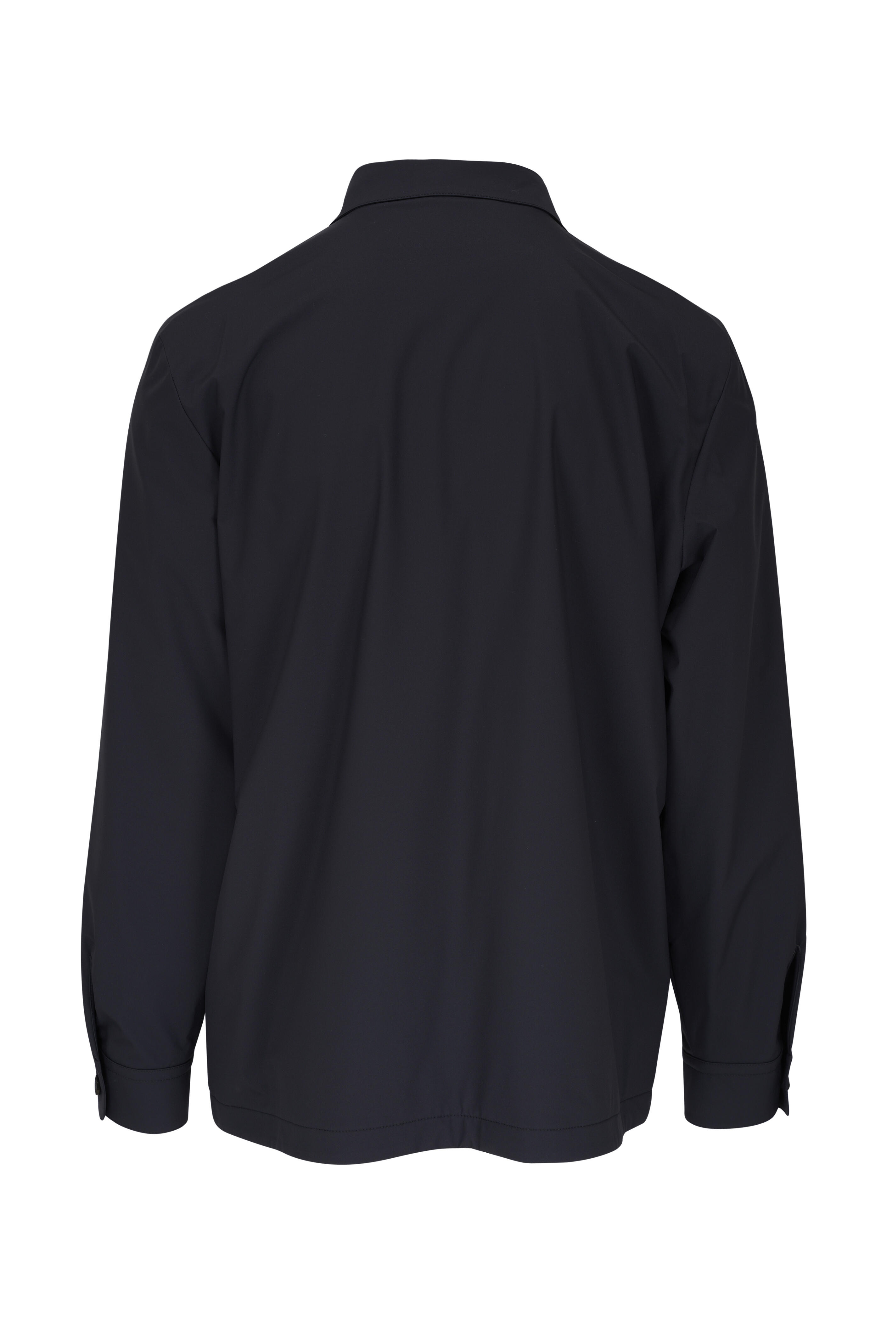 Loro Piana - Windwish Navy Overshirt | Mitchell Stores