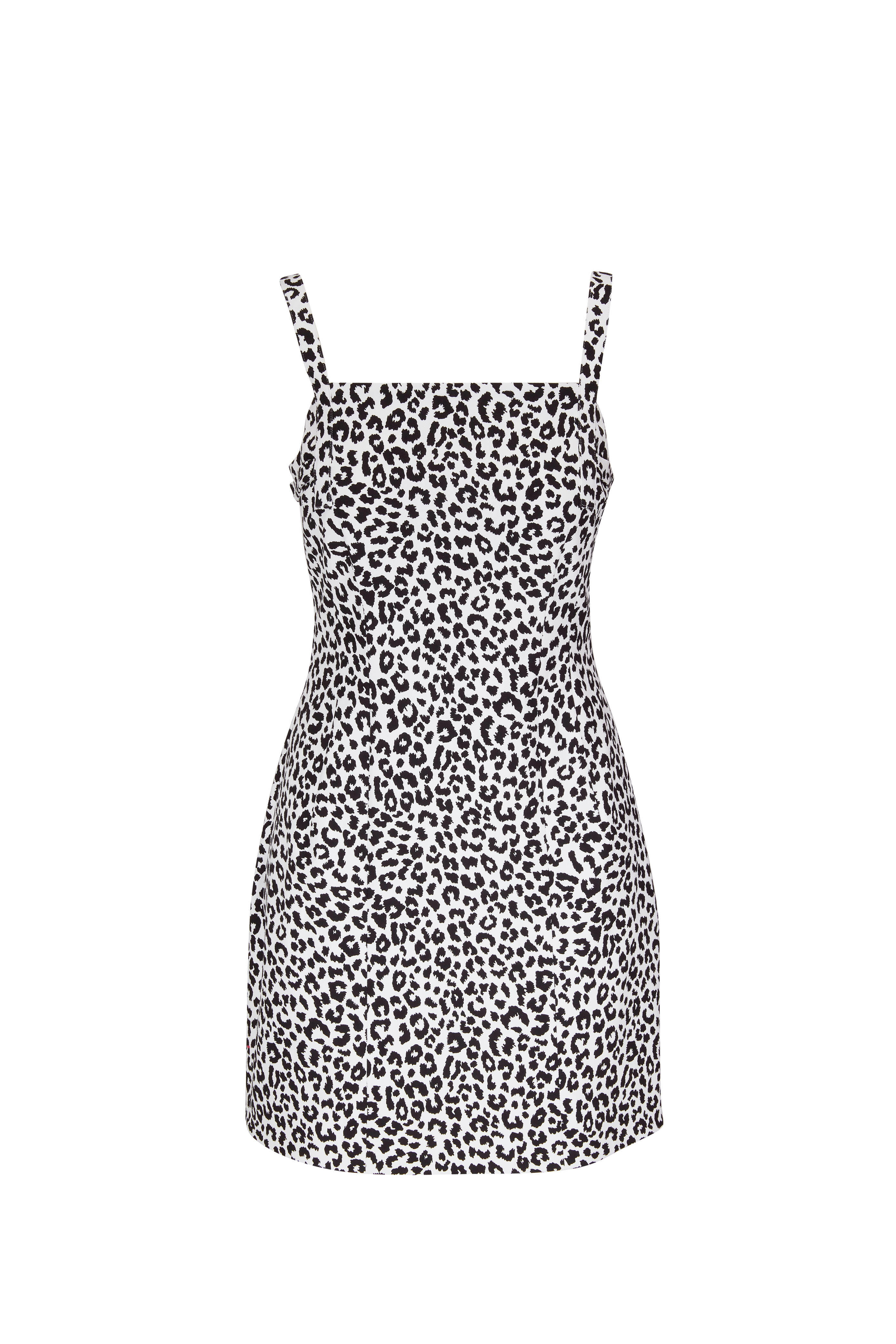Adam Lippes - Black & White Cotton Twill Sheath Dress