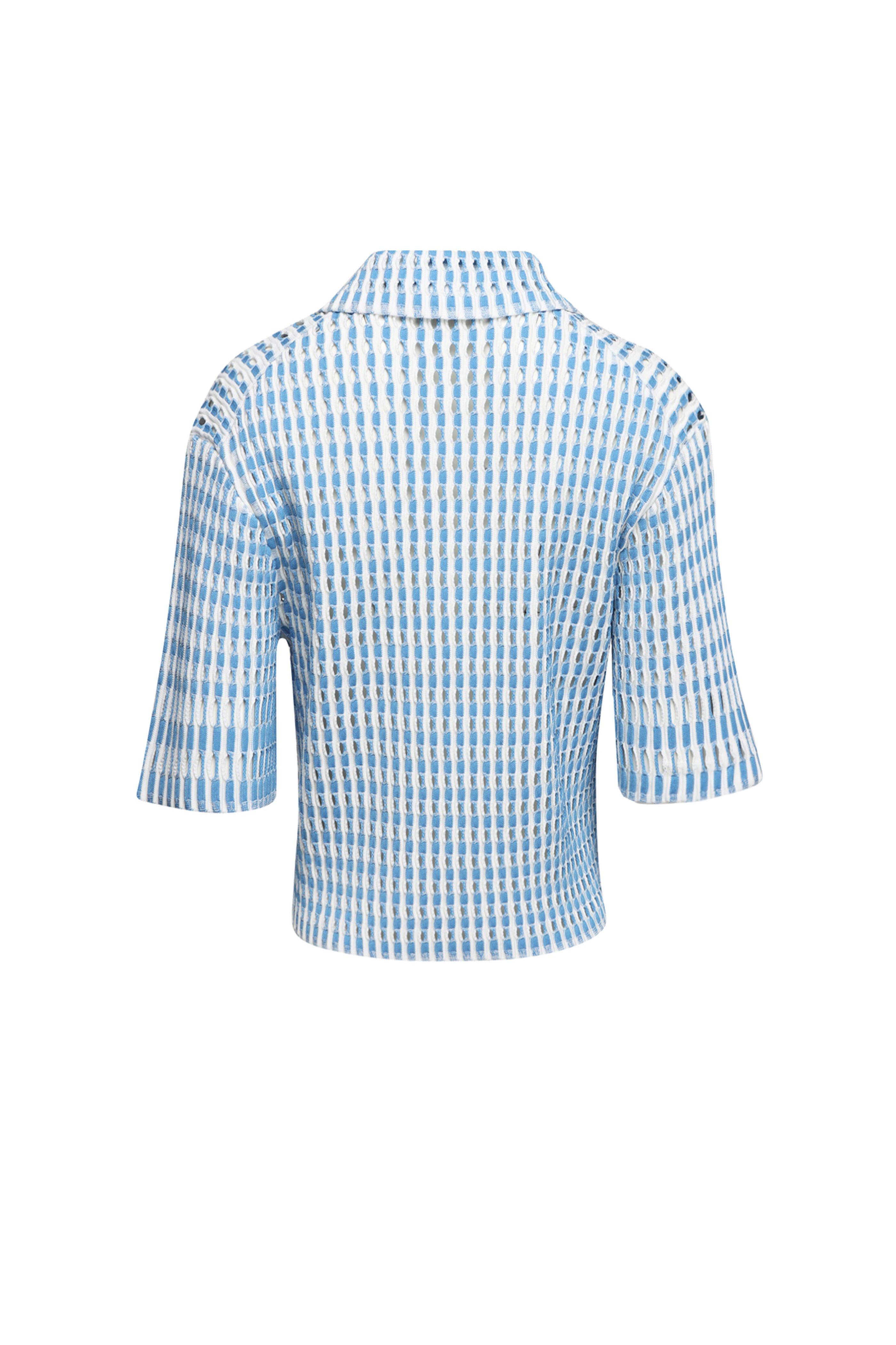 Simkhai - Adley Blue Hydrangea Cropped Polo