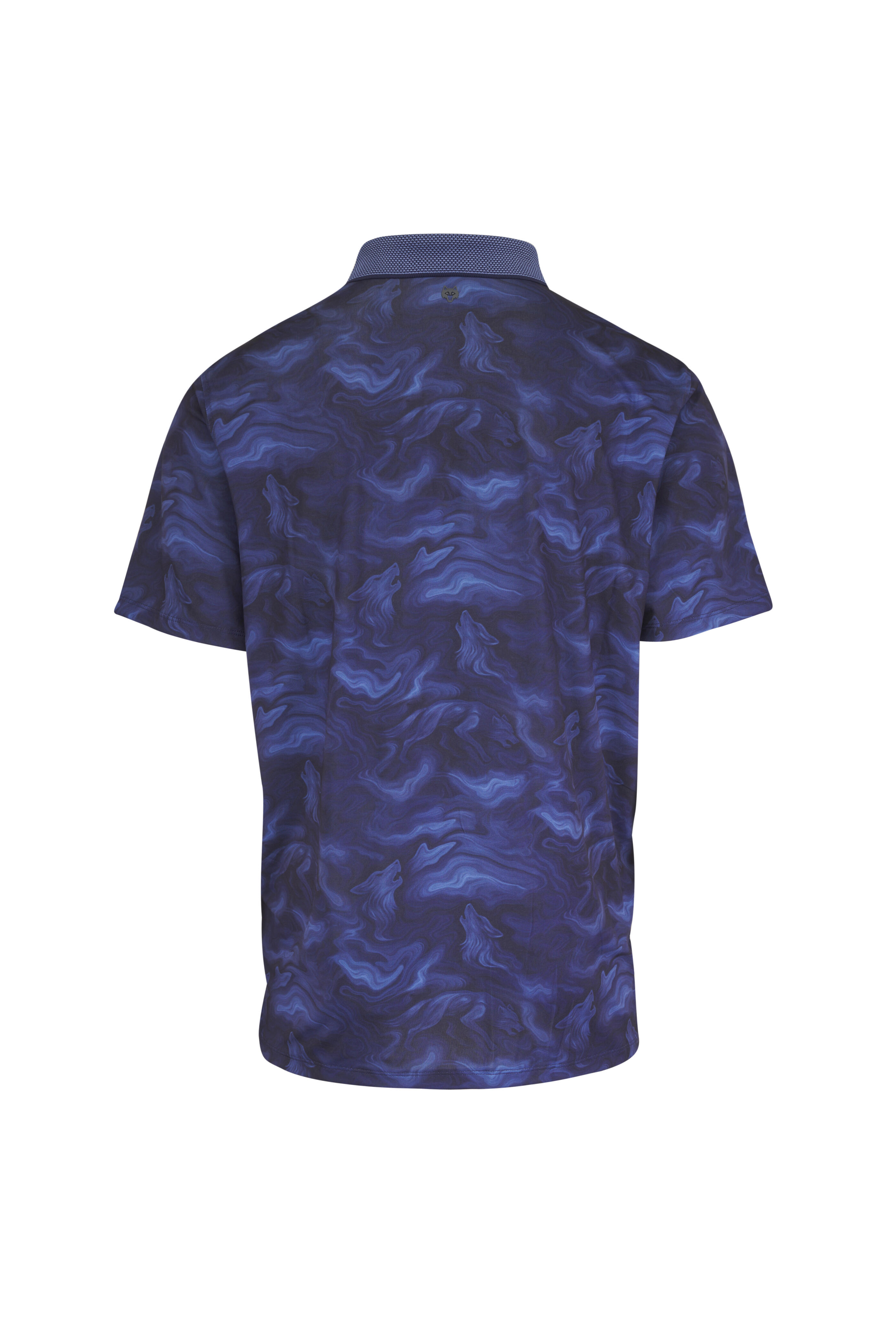 Greyson - Maltese Blue Print Polo - view 2