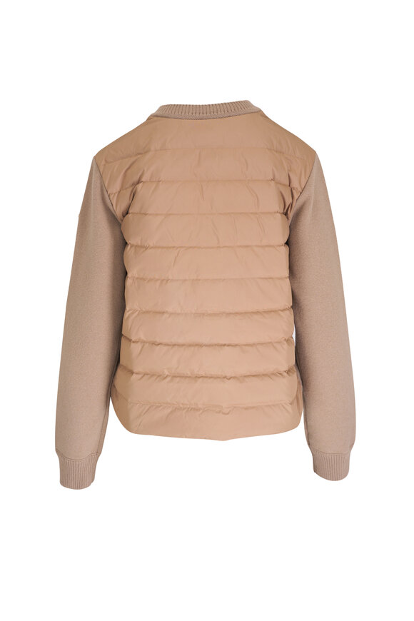 Moncler - Beige Padded Cardigan