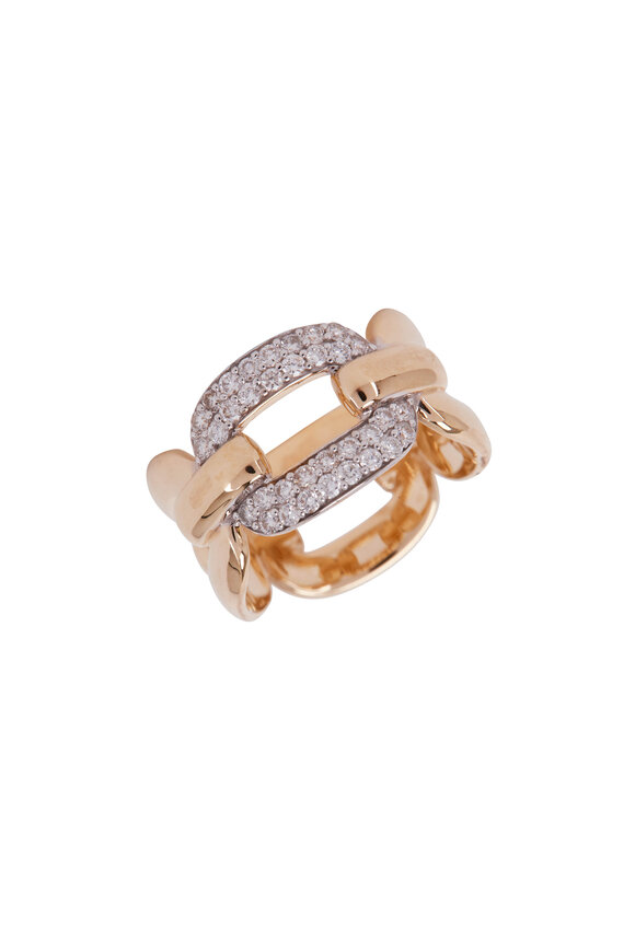 Kai Linz Oval Link Diamond Band - view 1